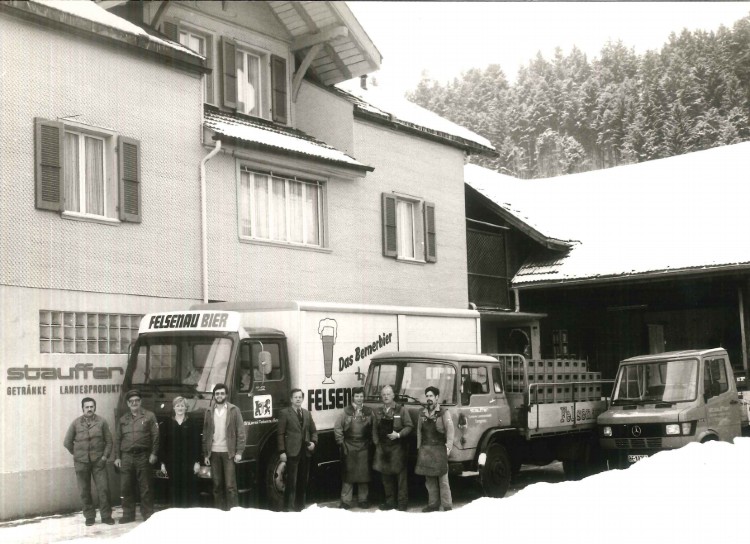 Renato Stauffer übernimmt von seinem Vater den Getränkehandel.